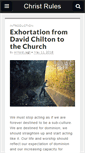 Mobile Screenshot of christrules.com